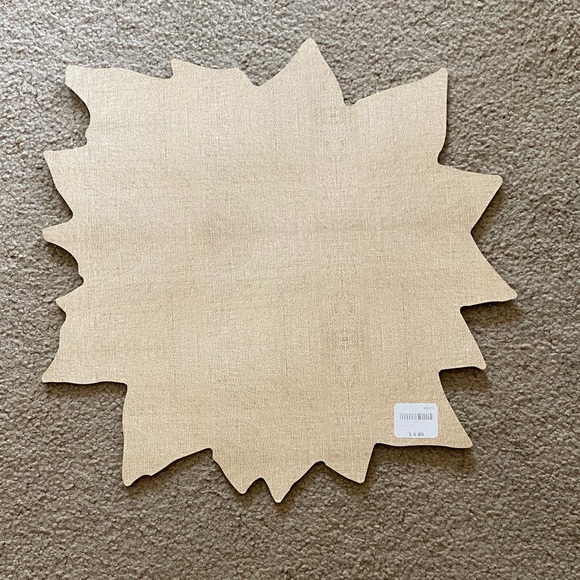 Pointsetta Cork board Placemat by Caspari. - Picture 2 of 2